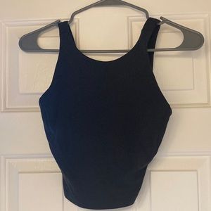 LULULEMON Align high neck black tank top - size 4